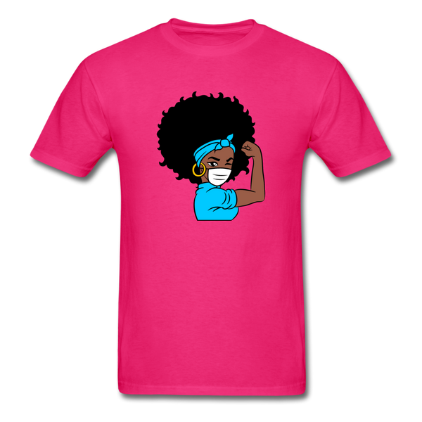 Afro Puff Nurse - fuchsia