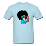Afro Puff Nurse - powder blue