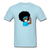 Afro Puff Nurse - powder blue