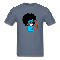 Afro Puff Nurse - denim