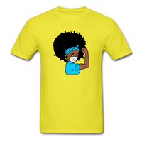 Afro Puff Nurse - yellow