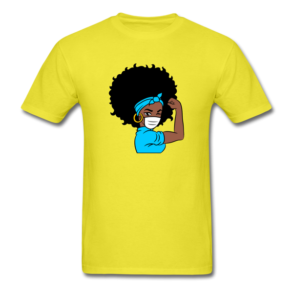 Afro Puff Nurse - yellow