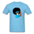 Afro Puff Nurse - aquatic blue