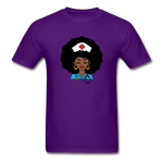 Afro Nurse - purple