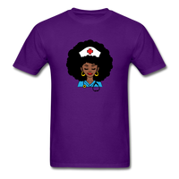 Afro Nurse - purple
