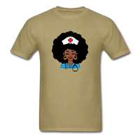 Afro Nurse - khaki