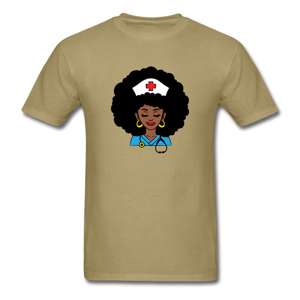 Afro Nurse - khaki