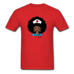 Afro Nurse - red