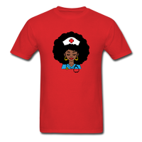 Afro Nurse - red