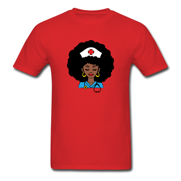Afro Nurse - red