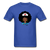 Afro Nurse - royal blue