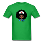 Afro Nurse - bright green