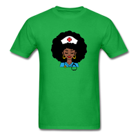 Afro Nurse - bright green