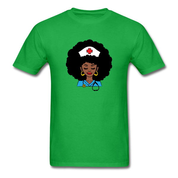 Afro Nurse - bright green