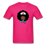 Afro Nurse - fuchsia