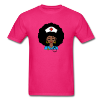 Afro Nurse - fuchsia