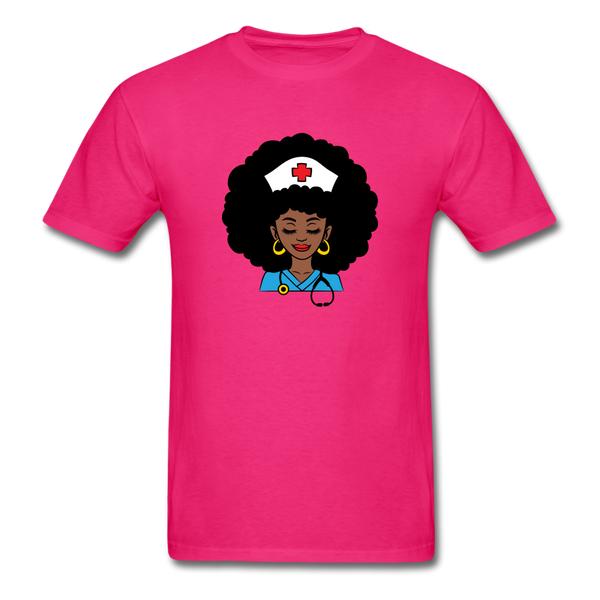 Afro Nurse - fuchsia