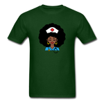 Afro Nurse - forest green