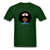 Afro Nurse - forest green