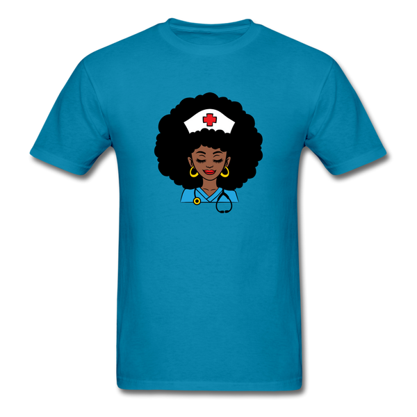 Afro Nurse - turquoise