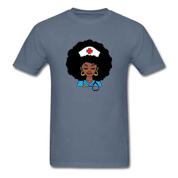 Afro Nurse - denim