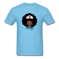 Afro Nurse - aquatic blue