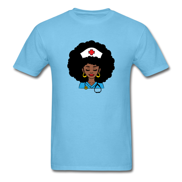 Afro Nurse - aquatic blue