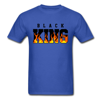 Black King Flame - royal blue