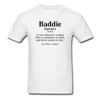 Baddie Definition - white
