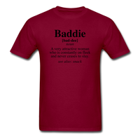 Baddie Definition - burgundy