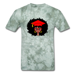 GRADUATION WOMAN - military green tie dye