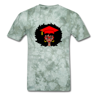 GRADUATION WOMAN - military green tie dye