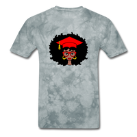 GRADUATION WOMAN - grey tie dye