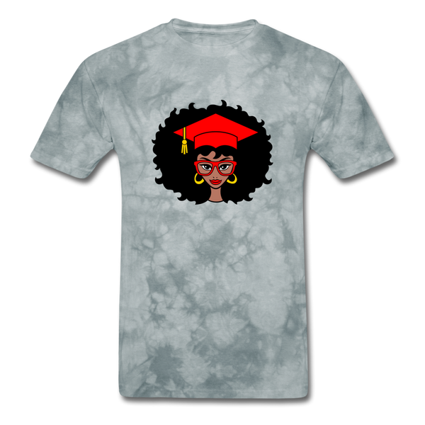 GRADUATION WOMAN - grey tie dye