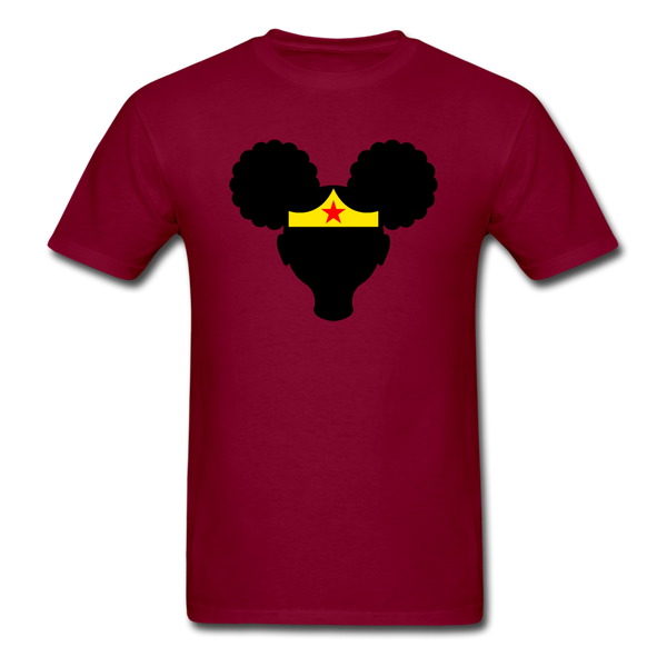 Afro Wonder Women Girl - burgundy