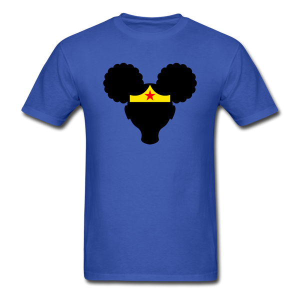 Afro Wonder Women Girl - royal blue
