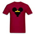 Afro Wonder Women Girl - dark red