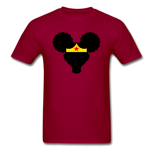 Afro Wonder Women Girl - dark red