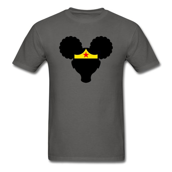 Afro Wonder Women Girl - charcoal