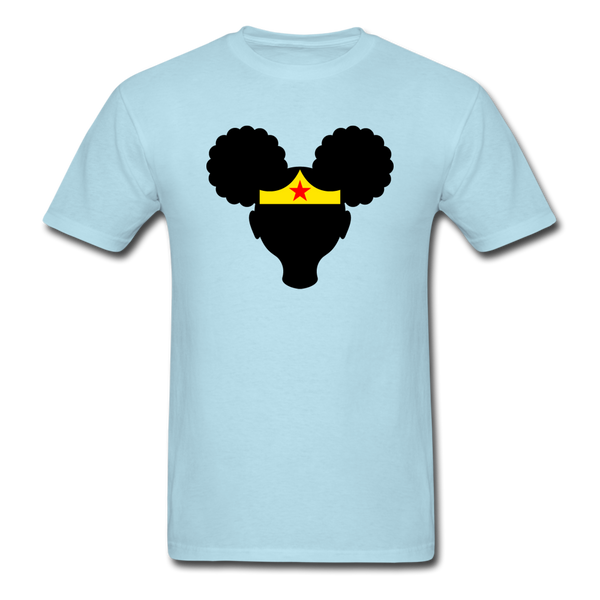Afro Wonder Women Girl - powder blue