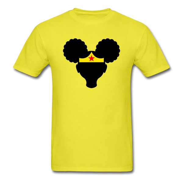 Afro Wonder Women Girl - yellow