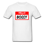 Hello Im Bossy - white