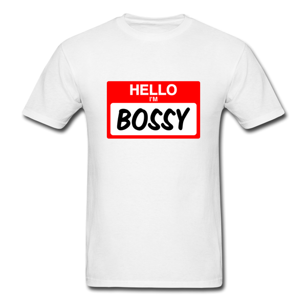 Hello Im Bossy - white