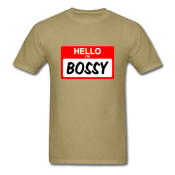 Hello Im Bossy - khaki