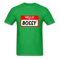 Hello Im Bossy - bright green
