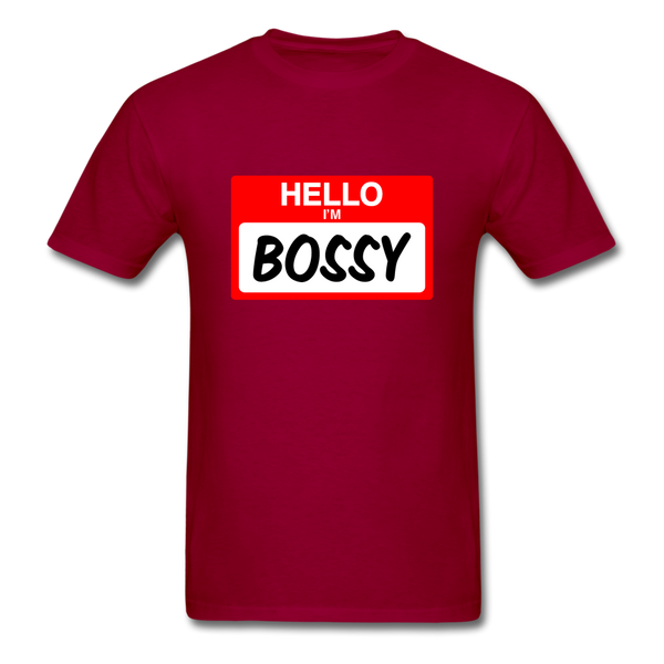 Hello Im Bossy - dark red