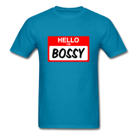 Hello Im Bossy - turquoise