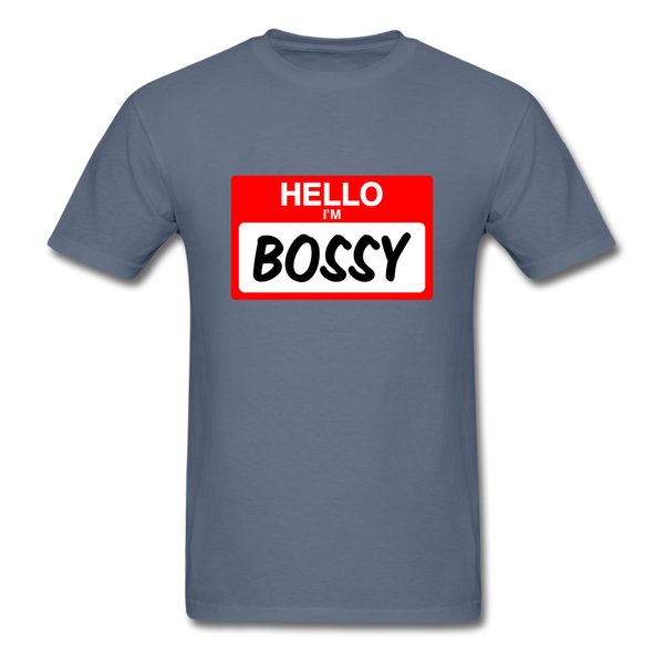 Hello Im Bossy - denim
