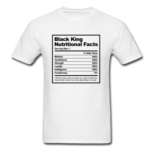 Black King Nutritional  Facts - white