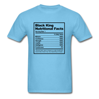 Black King Nutritional  Facts - aquatic blue